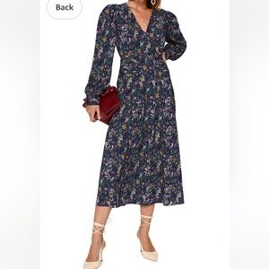 Floral Long Sleeve Dress